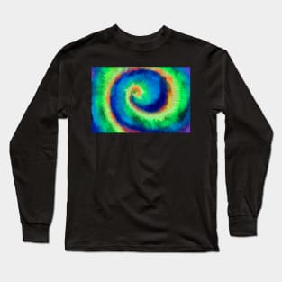 Pop Tie Dye Print Long Sleeve T-Shirt